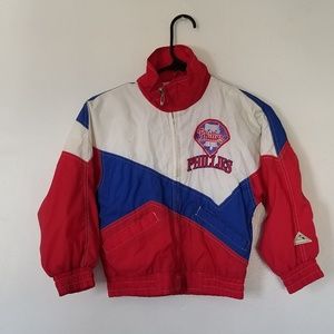 VTG Childrens Philadelphia Phillies windbreaker